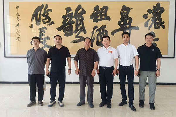 临邑县领导一行莅临山东原味原交流指导